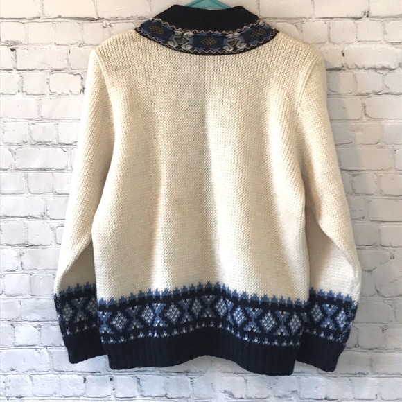A.S Evebøfoss 100% WOOL NORDIC Sweater EUC Sz 42 - Picture 6 of 7